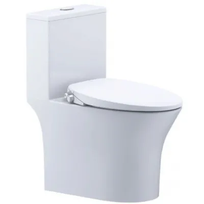 Bàn cầu 1 khối nắp rửa cơ Caesar C1391 + TAF060