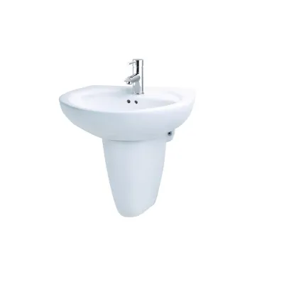 Chậu Rửa Lavabo L2220 Kèm Chân Lửng P2443