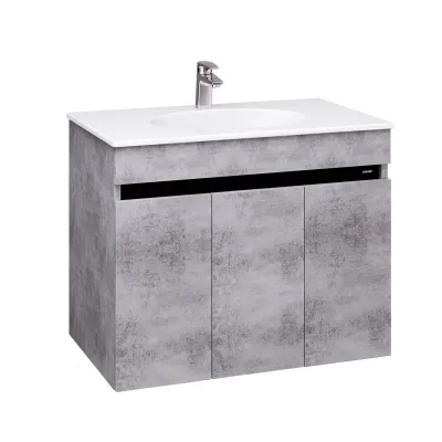 Bộ Tủ Lavabo Caesar LF5026/EH05026ASV Màu Xám Treo Tường