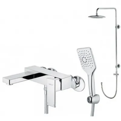 Bộ vòi sen cây Caesar S843C/BS125 nóng lạnh