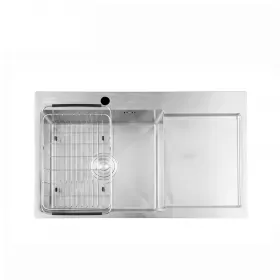 Chậu rửa bát Caesar KSH21H082SX (1 hộc)