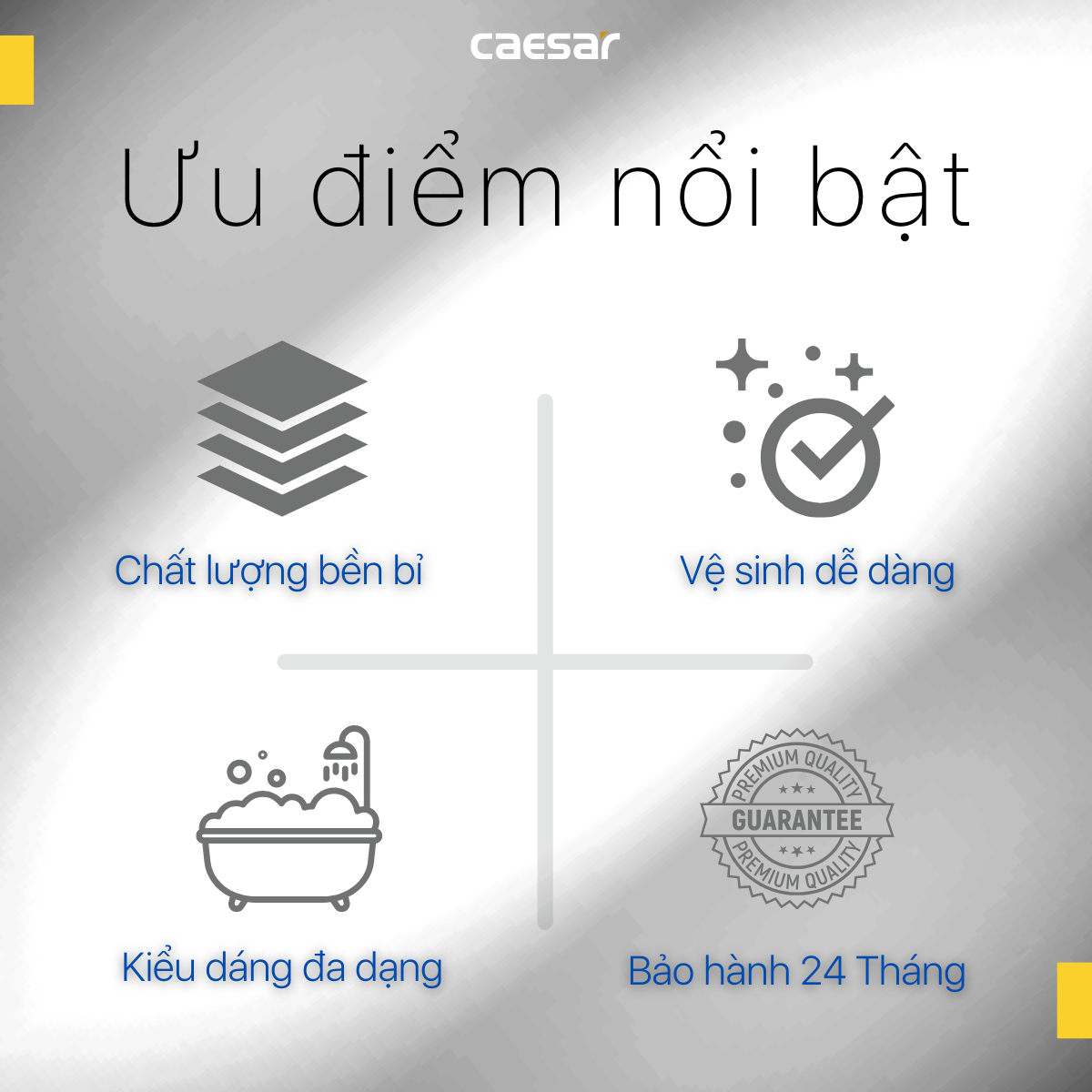 Bồn Tắm Chân Yếm Caesar AT0870L