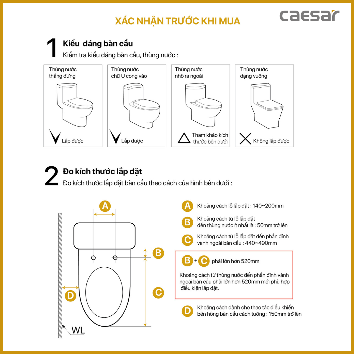 Bàn cầu kết hợp nắp cơ đa năng Caesar C1393F/TAF060