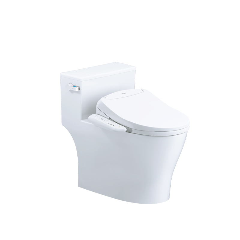 Bàn Cầu Một Khối kết hợp nắp điện tử Caesar C1393F/TAF400H