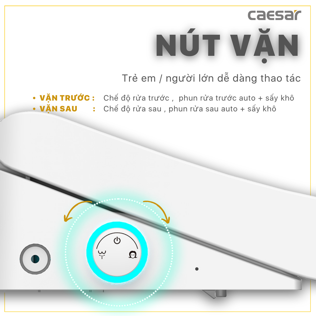 Bàn Cầu Một Khối kết hợp nắp điện tử Caesar C1393F/TAF512H
