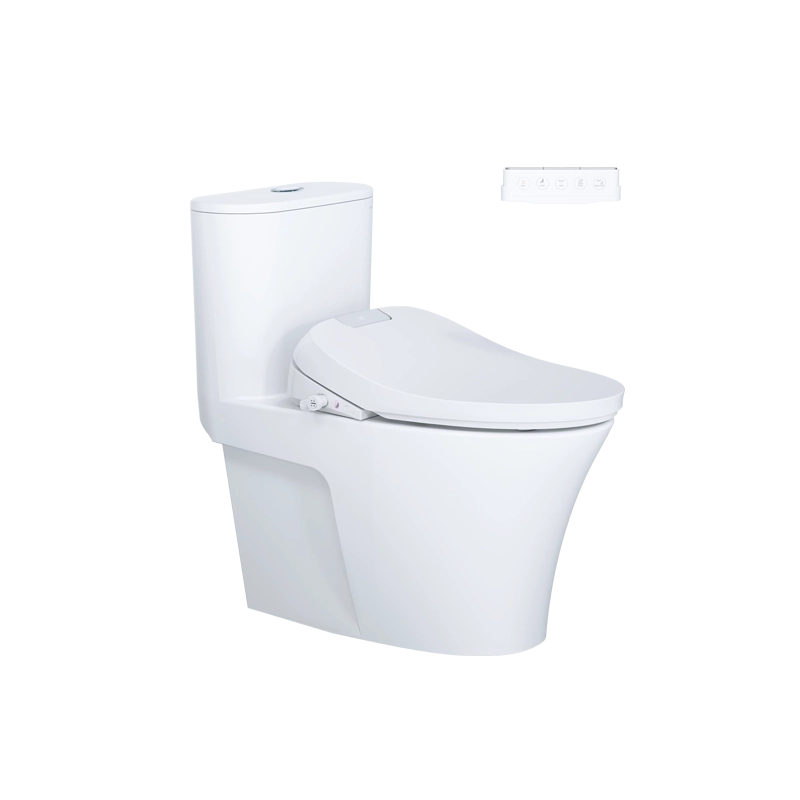 Bàn Cầu Một Khối kết hợp nắp điện tử Caesar C1395F/TAF610H