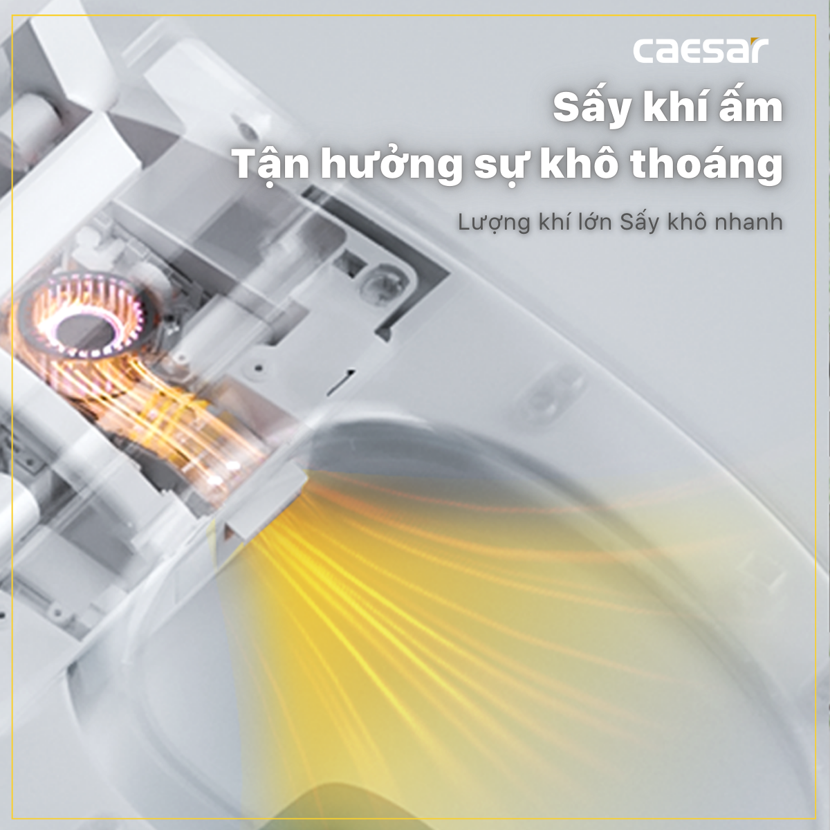 Bàn Cầu hai khối kết hợp nắp Thông Minh Caesar CD1341/TAF512H