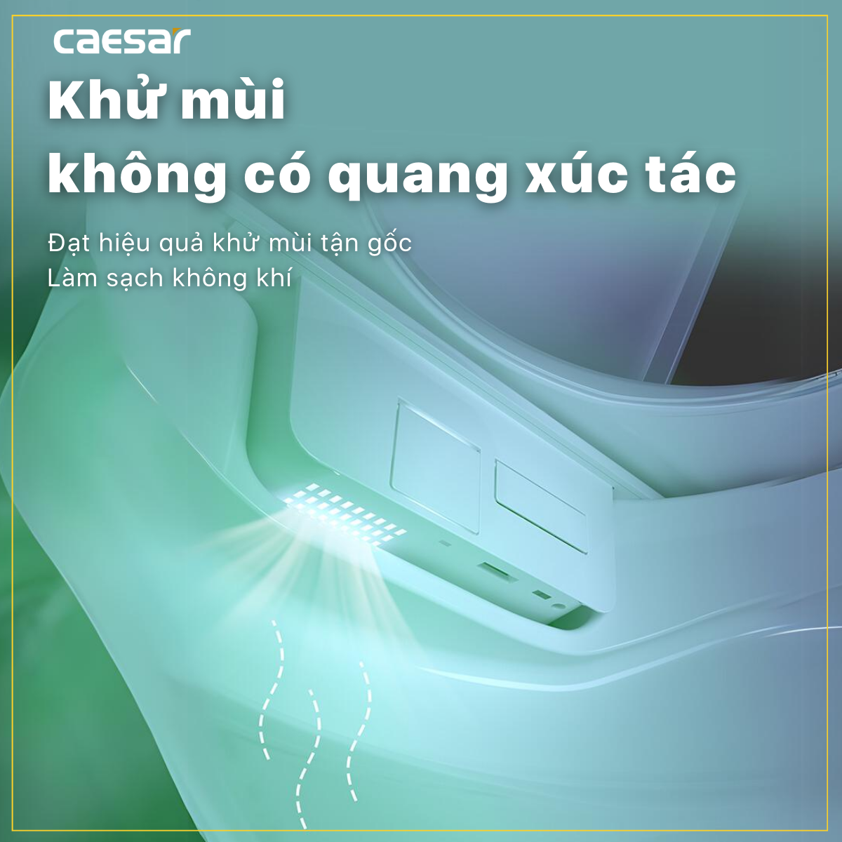 Bàn Cầu hai khối kết hợp nắp Thông Minh Caesar CD1341/TAF512H