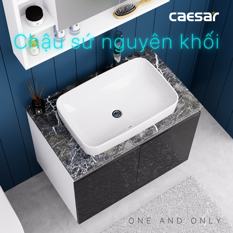 Lavabo kết hợp tủ treo Caesar L5262/EH48002ADV
