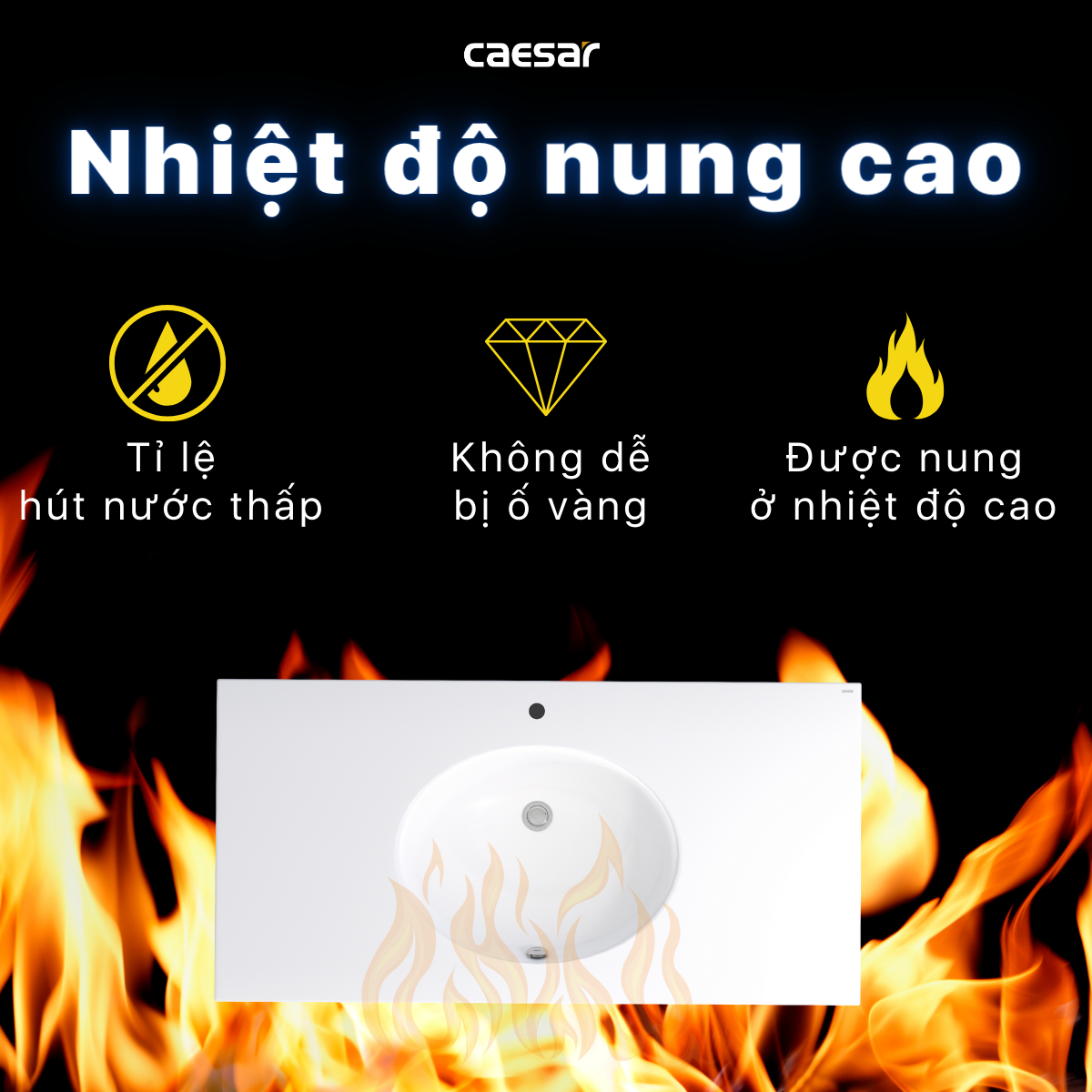Lavabo Dương Bàn Caesar LF5028