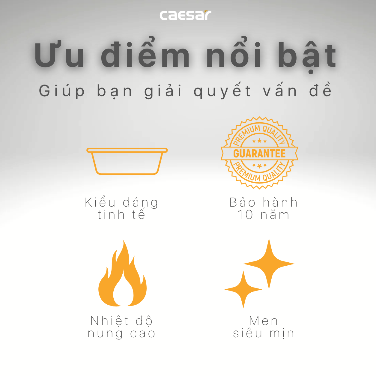 Lavabo Đặt Trên Bàn Caesar LF5240B
