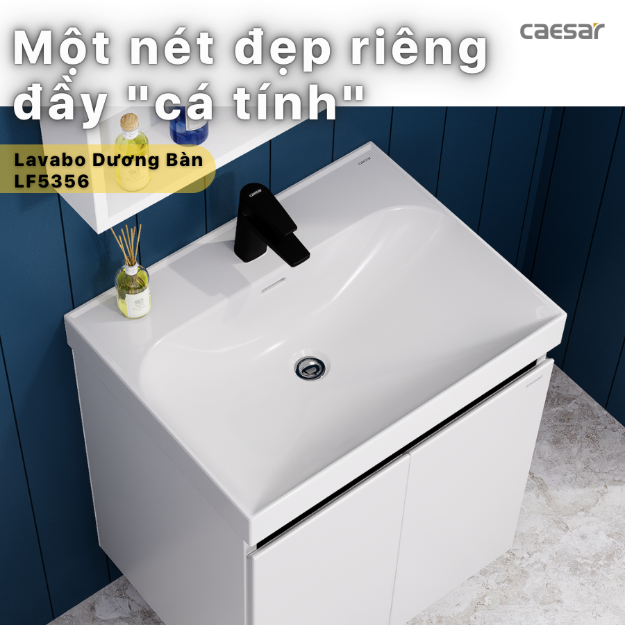 Lavabo treo tường / Lavabo đặt trên bàn Caesar LF5356