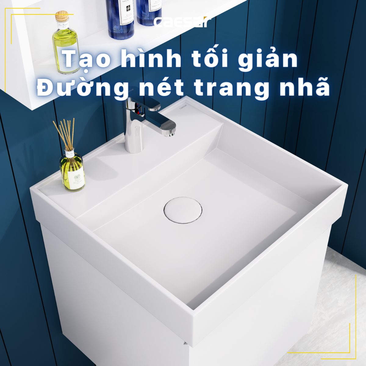 Lavabo treo tường / Lavabo đặt trên bàn Caesar LF5380