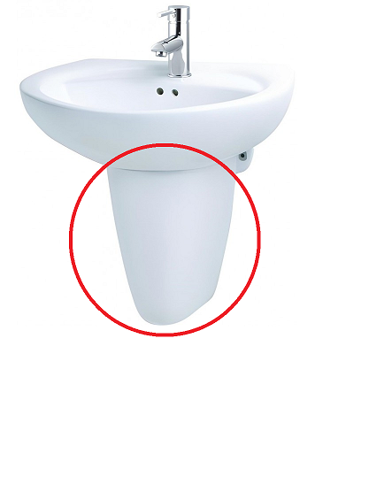Chân chậu ngắn Caesar P2443