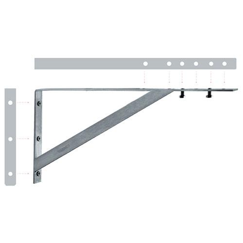 Giá đỡ chậu lavabo âm bàn Caesar BF442-5