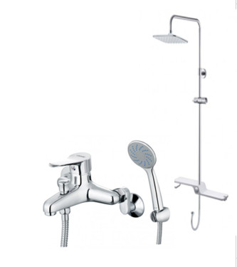 Bộ sen tắm đứng kết hợp S333C/BS127 Caesar 
