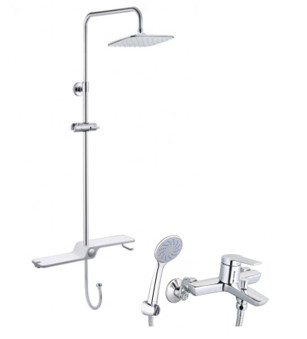 Bộ sen tắm đứng kết hợp S203C/BS127 Caesar