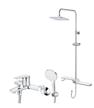 Bộ sen tắm đứng kết hợp S393C/BS127 Caesar