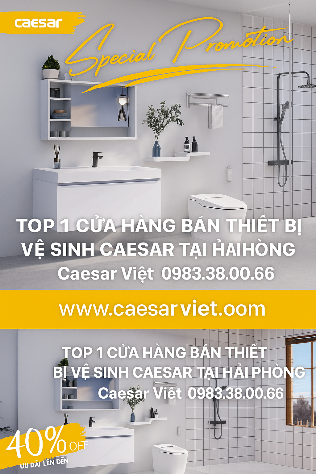 Mua Thiết Bị Vệ Sinh Caesar Ở Đâu Hải Phòng? Gợi Ý Lựa Chọn Tối Ưu Cho Doanh Nghiệp