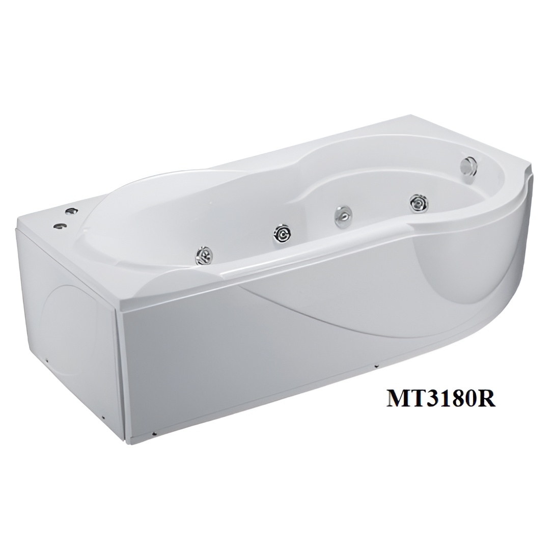 Bồn Tắm Massage Dài 1.8M Caesar MT3180L/R Có Chân Yếm 