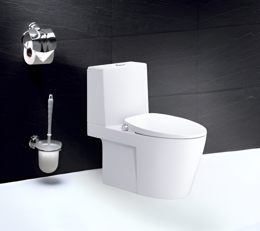 Bàn Cầu Nắp Rửa Cơ CD1345/TAF060 2 Khối Caesar