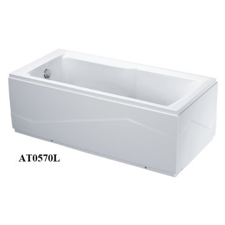 Bồn tắm nằm 1.7m AT0570LR Caesar có chân có yếm 