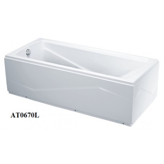 Bồn tắm 1.7m AT0670LR Caesar có chân yếm 