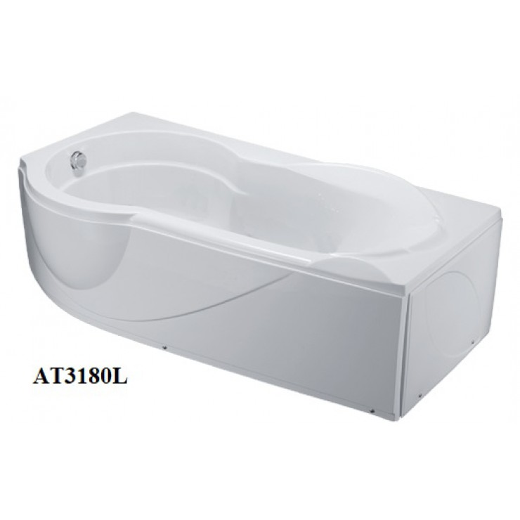 Bồn tắm nằm 1.8m AT3180L/R Caesar có chân có yếm 