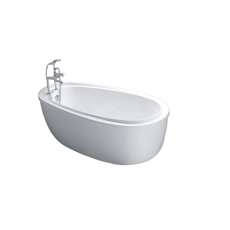 Bồn tắm Caesar 1.8m AT6480 nằm có chân có yếm 