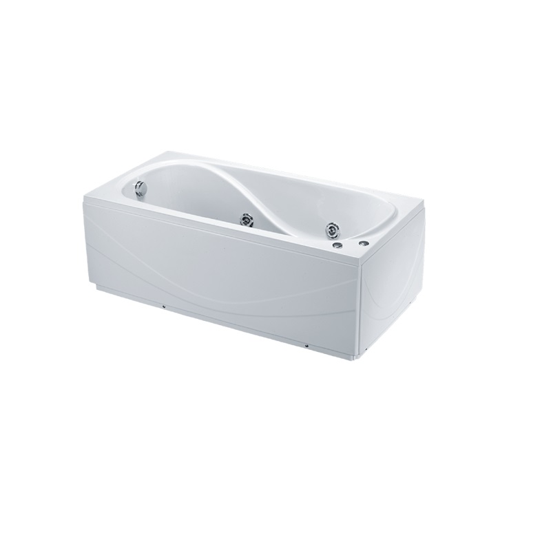 Bồn tắm massage 1.7m MT0170L(R) Caesar có chân có yếm