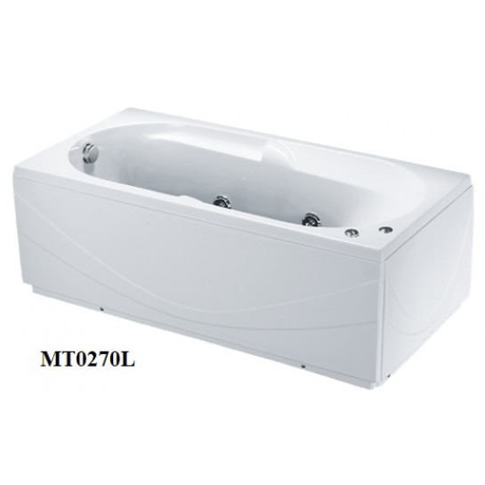 Bồn tắm massage 1.7m MT0270L(R) có chân có yếm