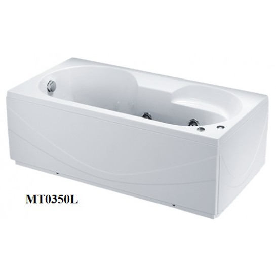 Bồn tắm massage 1.5m MT0350L(R) có chân có yếm 