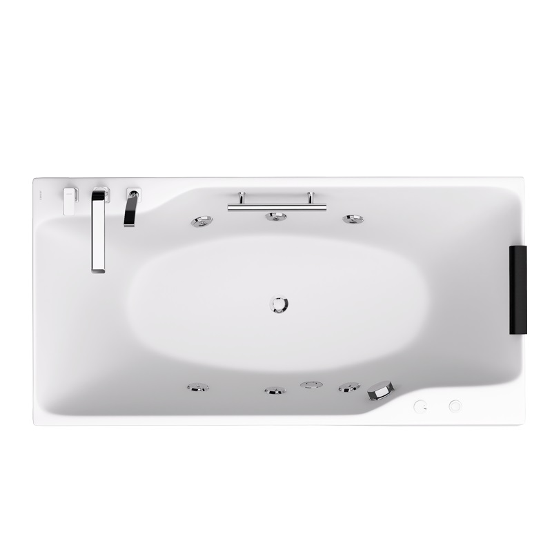 Bồn tắm massage Caesar 1.7M MT0870 không chân không yếm 