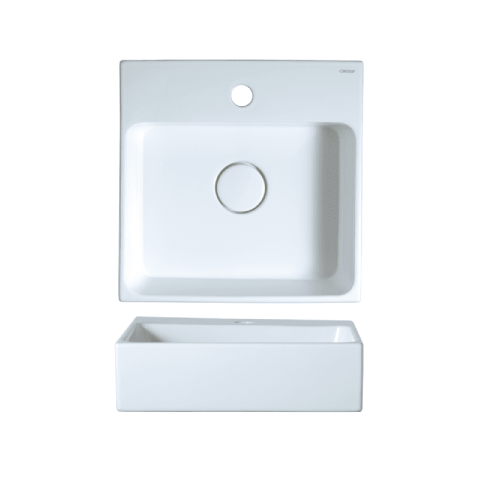 Chậu Lavabo Caesar LF5257 Đặt Bàn/ Treo tường