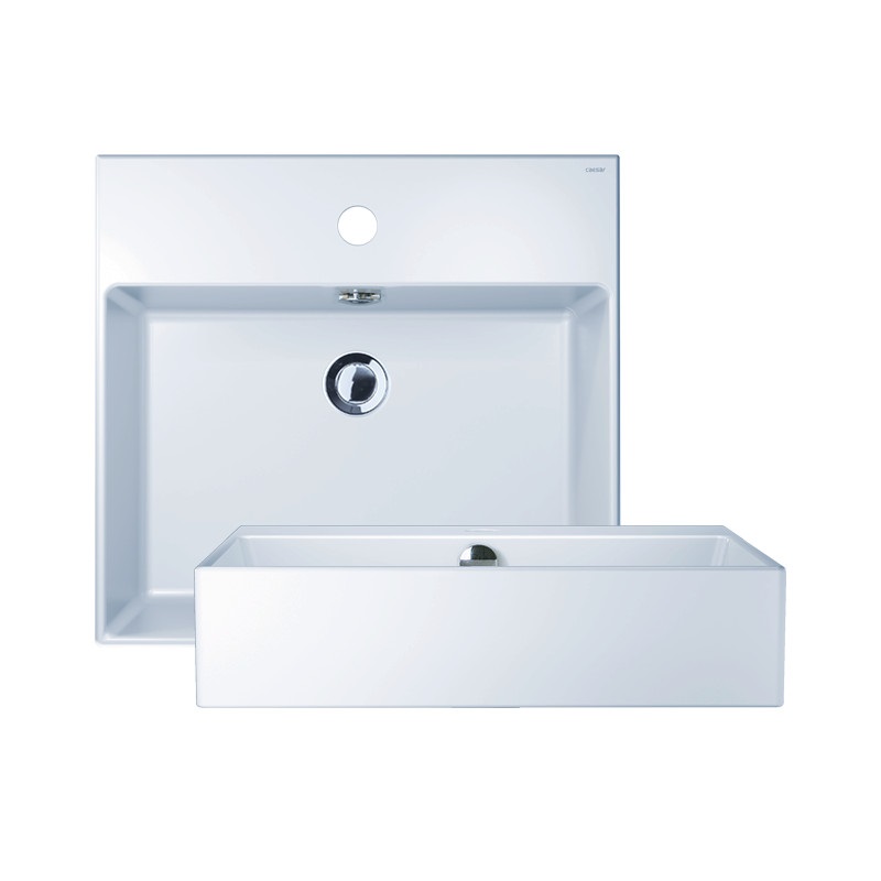 Chậu Rửa Lavabo CAESAR LF5263 Đặt Bàn Chữ Nhật