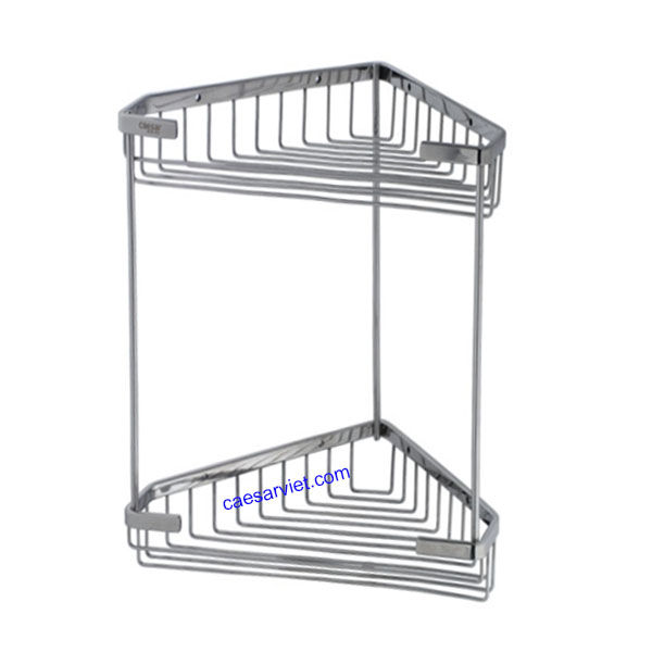 Giá treo đựng đồ phòng tắm Inox 2 tầng Caesar ST849