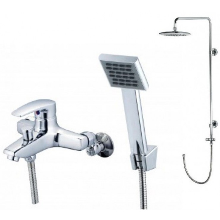 Bộ vòi sen cây Caesar S403C/BS125 nóng lạnh