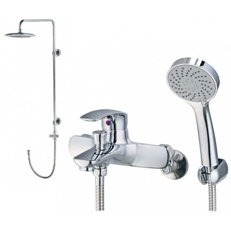 Bộ vòi sen cây Caesar S563C/BS125 nóng lạnh