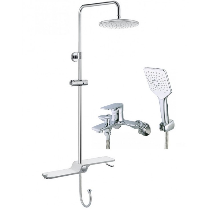 Bộ vòi sen cây Caesar S773C/BS126 nóng lạnh