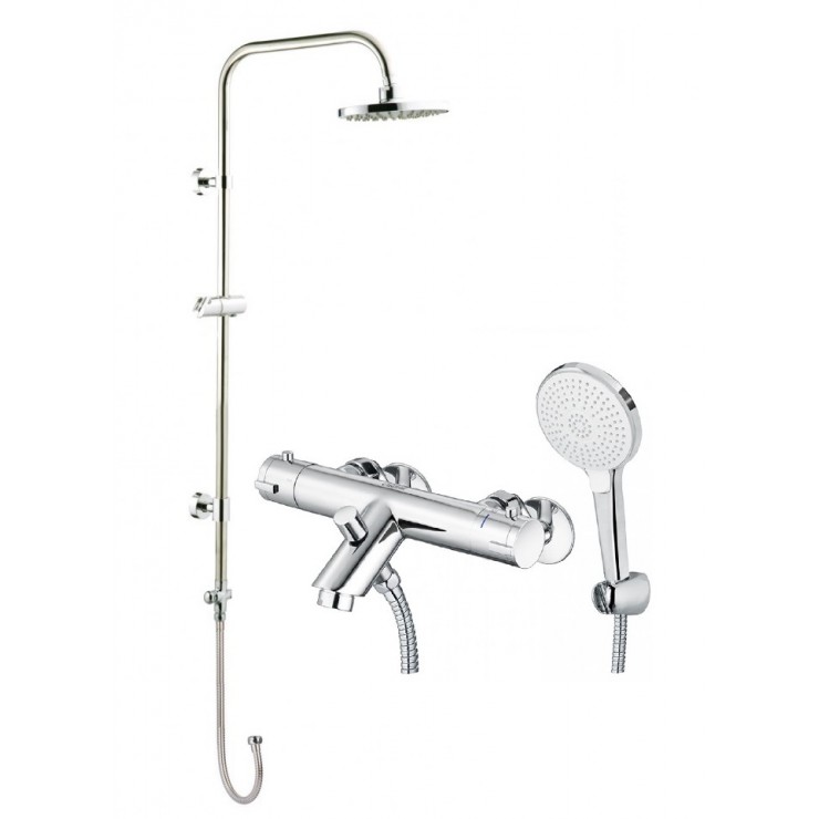 Bộ vòi sen cây Caesar TS617/BS122 nhiệt độ