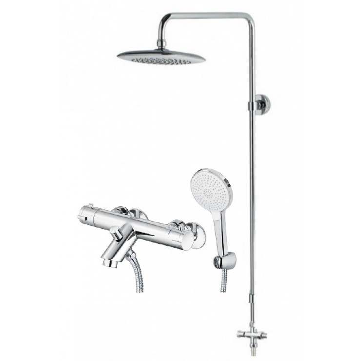 Bộ vòi sen cây Caesar TS617/BS125 nhiệt độ