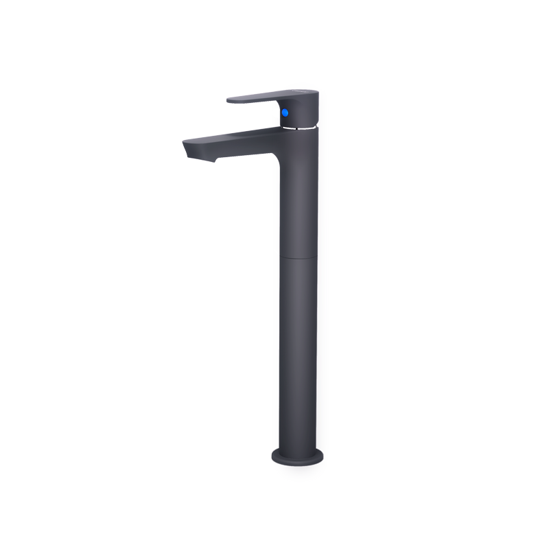 Vòi Lavabo Caesar Lạnh B061CBU Thân Cao Màu Đen