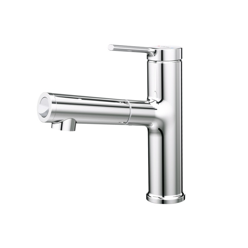 Vòi Lavabo Caesar B196C Dây Rút Nóng Lạnh